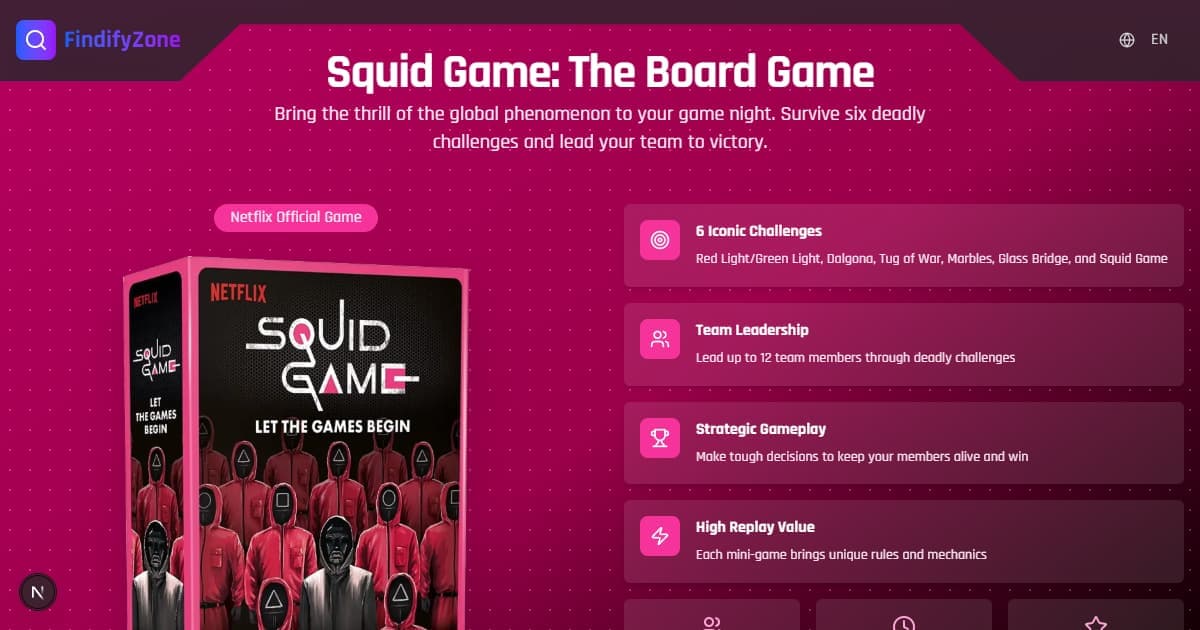 Squid Game: The Board Game